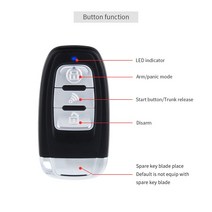 범용 PKE 패시브 키리스 엔트리 원격 엔진 시동 OEM 푸시 버튼 자동차 경보 시스템과 호환
