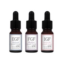 맑을담 EGF FGF IGF 1ppm 3종세트 10ml 원액 앰플, 단품