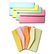 칼라봉투 편지봉투, C형 하늘색(25장)