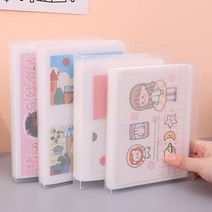 투명 스티커 보관파일 사진파일 엽서 카드 홀더, 1포켓(6인치용)