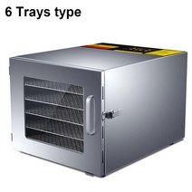 옥수수 탈곡기 전기 곡물 필링 농기계110V/220V 6 겹 8 트레이 식품 탈수기 스낵 공기 건조기 스테인레스, 01 6 Trays_04 AU_02 220V