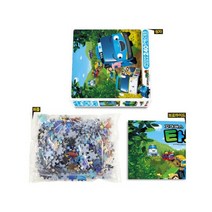 꼬마버스 타요 판 퍼즐 어린이 그림 맞추기 100조각, 100놀이동산