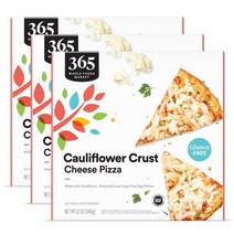 365 by Whole Foods Market 365홀푸드마켓 컬리플라워 콜리플라워 크러스트 치즈 피자 글루텐프리 12 oz 340g 3팩