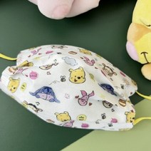 50매 성인 캐릭터 18종 헬로키티 쿠로미 스누피 마이멜로디 산리오 디자인 무늬 컬러 색깔 덴탈마스크 대형, 4.뉴블루시나모롤