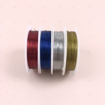 카파 와이어 철사 수공예 화훼 장식 기능사 기사 플라워 디자인 만들기 분재 아트 DIY 꽃 자재 조화 기타 크래프트 구리 쥬얼리 액세서리(파랑 1P)