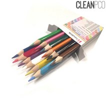 L_몬테소리 트라이앵글 색연필 12color 1다스 나무블럭/가이트크래프트텍소/유아교구/원목장난감/놀이매트/블럭쌓기/원목블럭/숫자블럭/원목교구/도미노놀이