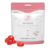 인생뷰티 안국건강 저분자 콜라겐 츄, 30정, 3개