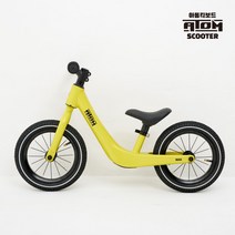 아톰킥보드 MAG 밸런스바이크 유아자전거 12인치, 레몬