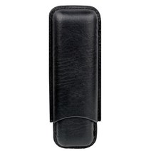 미니제습기 화장실 원룸 욕실 공업용 무선 52 링 가죽 시가 케이스 2 튜브 홀더 미니 휴미더 여행 박스 휴대용 액세서리 크리스마스 선물 코히바 호환, 02 Black