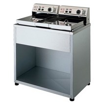 대신 2구 탈유대포함 대형 전기튀김기 DS-200