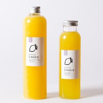 착즙 레몬청(600ml) 분더키친 프리미엄 콜드프레스 착즙 수제 과일청 원액 진액, 레몬청(600g)