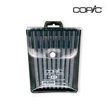 코픽 드로잉 잉크펜 미술용품 멀티라이너 9본세트