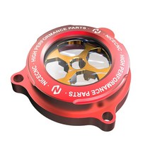 NICECNC 엔진 오일 필터 Clear Cover For Yamaha Raptor 700 2006- RAPTOR 2009 2011- YFM ATV 액세서리, [02] red, 02 red