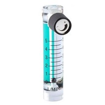 산소 공기 가스용 제어 밸브 포함 유량계 1L 0.1-5LPM, 한개옵션0