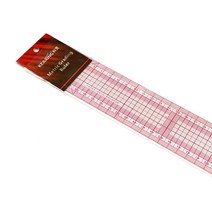 쏘잉스타 키링 60cm 그레이딩자 방안자 (cm전용)