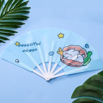 여름바다 접이식 부채 판촉선물 휴대용부채, 상세 참조