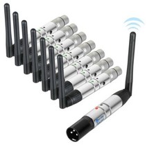 DMX512 DFI DJ 무선 수신기 송신기 24G LED 무대 조명 파 이동 헤드 빔 4, 1 Transmitter+US plug