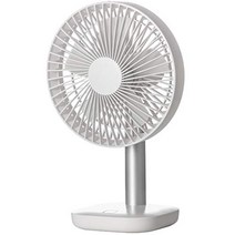 [산선] 선풍기 18cm 탁상 선풍기 상하 각도 조절 충전식 USB YDS-H15(W)