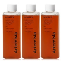 블랑카우 인진쑥 93.9% 에센스 피부 진정 고농축 에센스 스킨 토너 200ml, 3개
