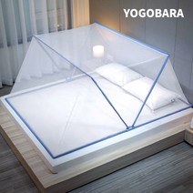 척척1초모기장 간편 원터치 텐트형 모기장, 퀸