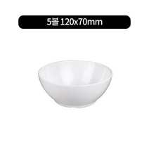 면기볼 7종류 멜라민 우동짜장, 5볼 120x70mm