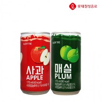 롯데 사과/매실 175ml X 각15개(총30개), 30개