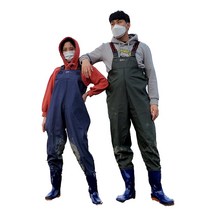 에스몰 가슴장화 해루질장화 갯벌체험 주말농장, 네이비, 290