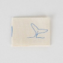 패브릭 라벨 (낱개), (접이식끼움)고래와 꼬리(50461)