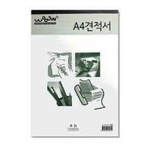 [RAΞ] 우진 A4 모조견적서 서식 백상지 양식 다용도 용지 수기 ▷_8θ270eA, θ본상품w