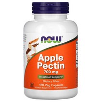 나우푸드 사과식이섬유 애플펙틴 700mg 120베지캡슐 Apple Pectin, 1통, 120캡슐