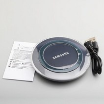 무선 핸드폰 휴대폰 충전기 멀티 고속 갤럭시 S10 S8 S9 Plus S7 S6 S20 S21 울트라 노트 20 울트라/10/9/8/5 EP-PG920I 용 기존 삼성 QI 충전, Black, 1개