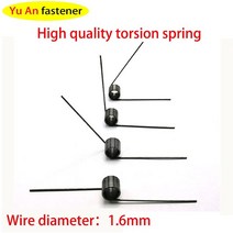 스프링 V-봄 1.6 와이어 직경 비틀림 작은 봄 머리핀 180/120/90/60 Degree 5pcs, [01] 1.6mm, [10] 20mm, [03] 3 laps 120 degrees