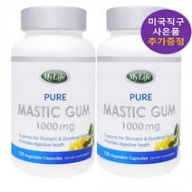 마이라이프 매스틱검 1000mg 120베지캡슐 2병 추가 사은품 증정