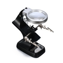UC-CP167 LED조명 돋보기 스탠드 거치대 확대경 인두기 집게 납땜용품