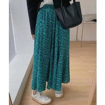 (무배당일발송) 롱 쉬폰스커트