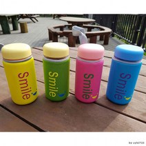 마이보틀 유치원물통 어린이집 물병 350ml 스마일 가방 파우치 보틀 주머니 케이스/마이보틀 물병집 물병주머니, 핑크
