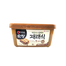 청정원순창 개운하고 담백한 재래식 생된장, 2.3kg, 2개