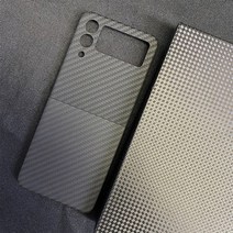 갤럭시 Z플립4 케이스 초슬림 에어로핏 씬핏 투명 제트플립 4 acc-carbon samsung galaxy z flip 용 리얼 탄소 섬유 초박형 안티 드롭 아라미드 섬유 z
