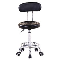 미용실 병원 의자 간이 스툴 원형 등받이 보조 관리실 헤어샵