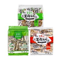 미성패밀리 엉클팝 보리과자 동글이1+길쭉이1+찹쌀과자1 (총3봉), 상세페이지 참조