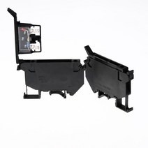 호환 Din 레일 단자대 10 개 UK-5-HESI 검정색 커넥터 나사 퓨즈 단자대 커넥터 나사 퓨즈 홀더 도체, [03] 220V LED light, [06] 10A