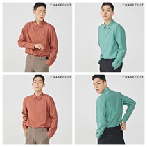 체이스플러스 남성 TR솔리드 셔츠 오피스룩 기본 남방 -KERK5421B08