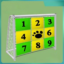 축구 슛팅 연습 장비 패널티킥 타겟 훈련 골대 장치, 1.5x2M