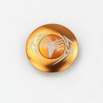 이마장식 헤어장식 볼트가 있는 자전거 스템 탑 캡 헤드셋 커버는 28.6mm 1 18에 적용됩니다. 앞 포크 헤드 튜브 캡틴 아메리카 스파이더 로고 usa flag 5g, 주황색 거미