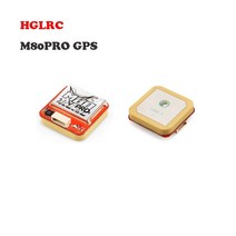 HGLRC M80 PRO M80PRO GPS GLONASS GALILEO QZSS sbass BDS QMC5883 나침반 5V 전원 25mm x 8.3mm FPV 드론 고정 날개, [02] 1PC M80PRO UBLOX
