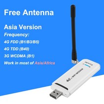 공유기 TIANJIE 4G 와이파이 라우터 마이크로 SIM 카드 휴대용 무선 LTE USB 모뎀 4g 와이파이 Sim 카드 포켓 핫스팟 안테나 와이파이 동글, 02 Asia Version