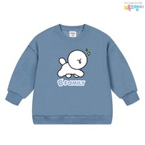 뉴욕꼬맹이 B패밀리 맨투맨(오버핏) 티셔츠 Y054 - 아동 주니어 오버핏맨투맨