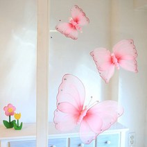 [천삼백케이] [데코봉봉] 봄나비(핑크-L), 단품
