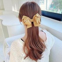 소피아 리본 자동 머리핀 헤어핀 명품 반머리 반묶음 예쁜 여자 여성 고급 올림머리 삔