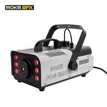MOKA-무대 안개 연기 기계 900W 원격 제어 기계 나이트 클럽 DJ 할로윈, 01 With LED
